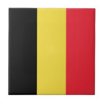 Flagge Belgien Tricolore Fliese<br><div class="desc">Flagge Belgiens: "Die Union macht Stärke"("Eendracht maakt akt macht"auf Niederländisch und "Einigkeit macht"auf Deutsch).</div>
