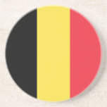 Flagge Belgien Tricolore Getränkeuntersetzer<br><div class="desc">Flagge Belgiens: "Die Union macht Stärke"("Eendracht maakt akt macht"auf Niederländisch und "Einigkeit macht"auf Deutsch).</div>