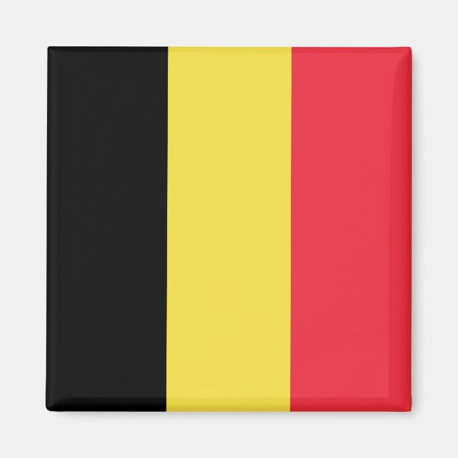 Flagge Belgien Tricolore Magnet (Vorne)
