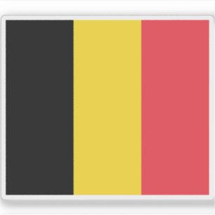 Flagge Belgiens Aufkleber