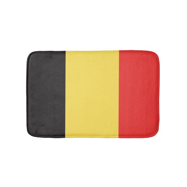 Flagge Belgiens Badematte (Vorderseite)