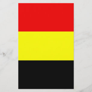 Flagge Belgiens Briefpapier