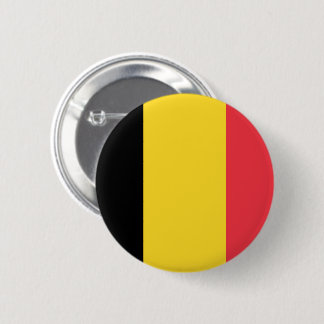 Flagge Belgiens Button