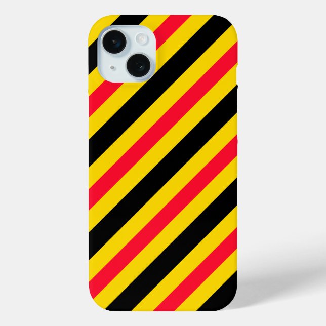 Flagge Belgiens Case-Mate iPhone Hülle (Rückseite)