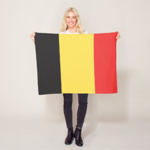 Flagge Belgiens Fleecedecke