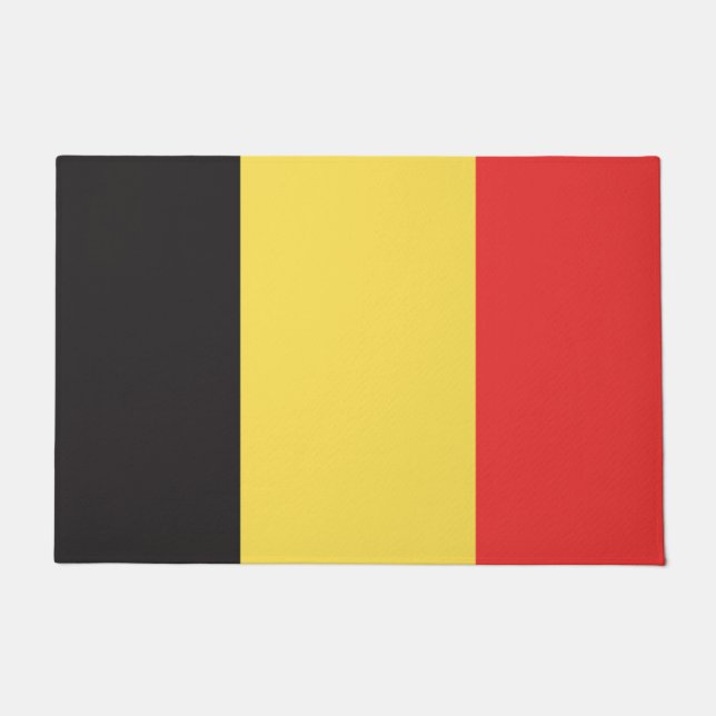 Flagge Belgiens Fußmatte (Vorderseite)