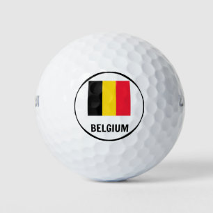 Flagge Belgiens Golfball