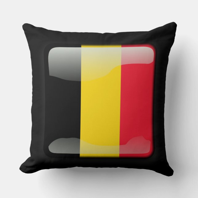 Flagge Belgiens Kissen (Vorderseite)