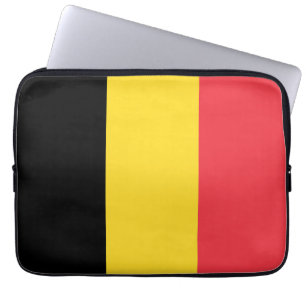 Flagge Belgiens Laptopschutzhülle