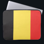 Flagge Belgiens Laptopschutzhülle<br><div class="desc">Teil 2:3,  Flagge Belgiens.</div>