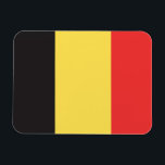 Flagge Belgiens Magnet<br><div class="desc">Teil 2:3,  Flagge Belgiens.</div>