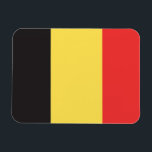Flagge Belgiens Magnet<br><div class="desc">Teil 2:3,  Flagge Belgiens.</div>