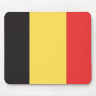 Flagge Belgiens Mousepad