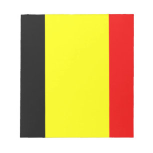 Flagge Belgiens Notizblock
