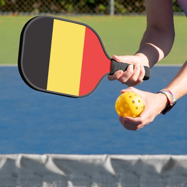 Flagge Belgiens Pickleball Schläger (InSitu)