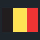 Flagge Belgiens Poster<br><div class="desc">Teil 2:3,  Flagge Belgiens.</div>