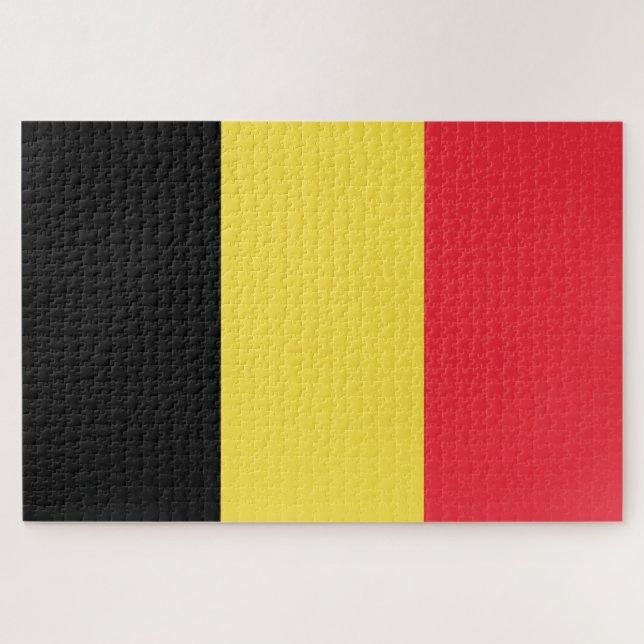 Flagge Belgiens Puzzle (Horizontal)