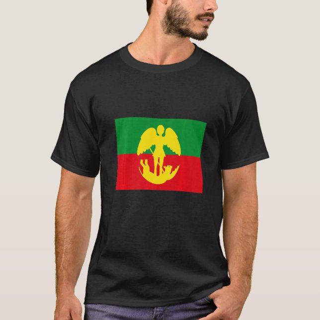 Flagge Belgiens T-Shirt (Vorderseite)