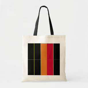 Flagge Belgiens Tragetasche