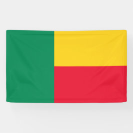 Flagge Benins (Afrika) Banner