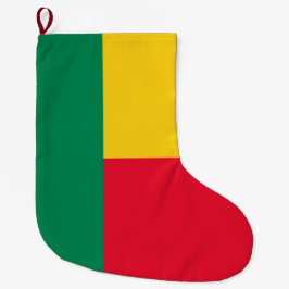 Flagge Benins (Afrika) Großer Weihnachtsstrumpf