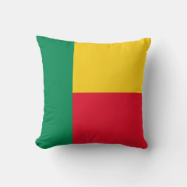 Flagge Benins (Afrika) Kissen