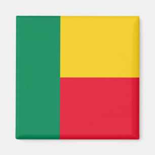 Flagge Benins (Afrika) Magnet