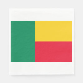 Flagge Benins (Afrika) Serviette