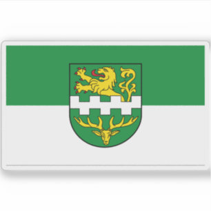 Flagge Bergisch Gladbach, Deutschland Aufkleber