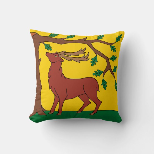 Flagge Berkshire (Vereinigtes Königreich) Kissen (Vorderseite)