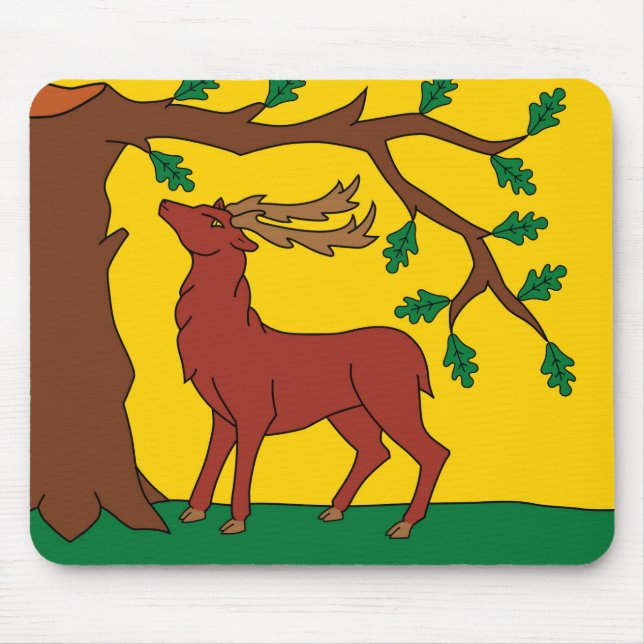 Flagge Berkshire (Vereinigtes Königreich) Mousepad (Vorne)