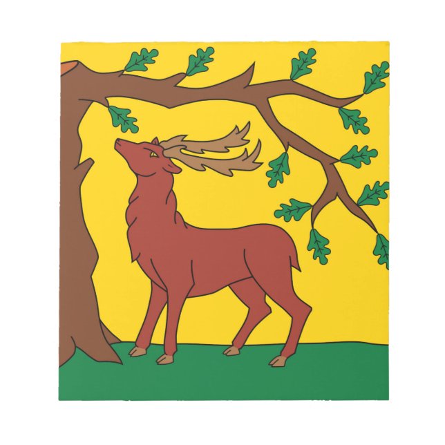 Flagge Berkshire (Vereinigtes Königreich) Notizblock (Vorderseite)