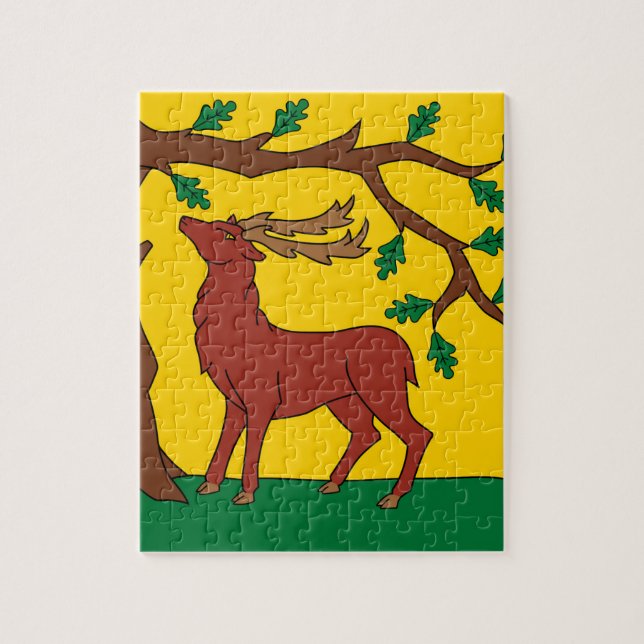 Flagge Berkshire (Vereinigtes Königreich) Puzzle (Vertikal)
