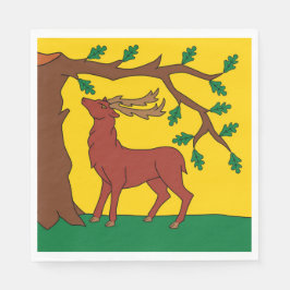 Flagge Berkshire (Vereinigtes Königreich) Serviette