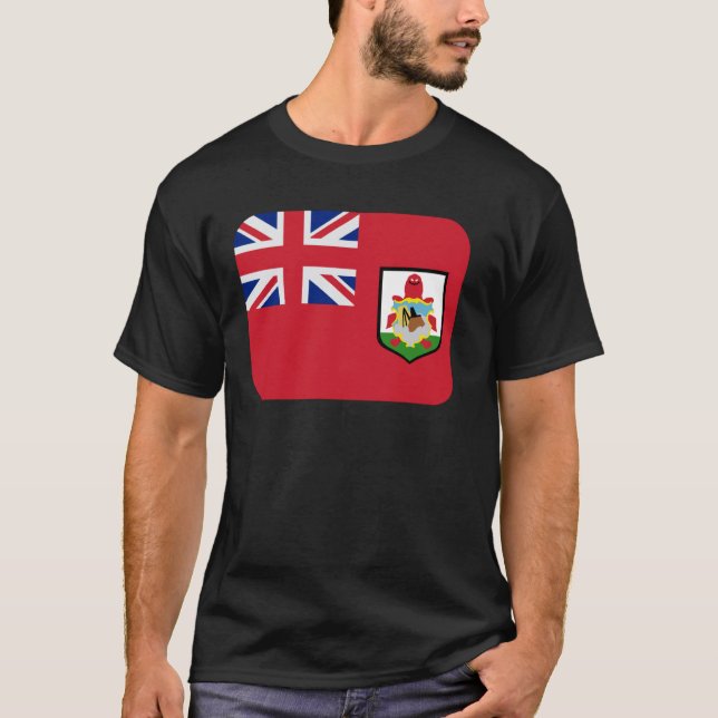 Flagge Bermuda T-Shirt (Vorderseite)