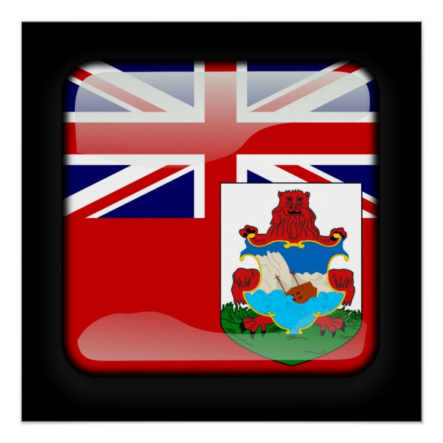 Flagge Bermudas Poster (Vorderseite)