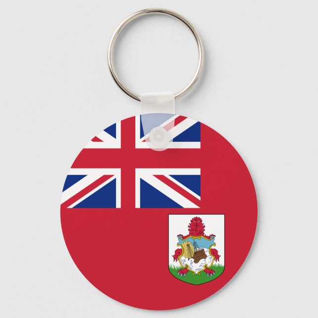 Flagge Bermudas Schlüsselanhänger (Vorderseite)