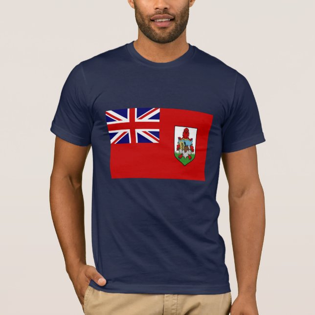 Flagge Bermudas T-Shirt (Vorderseite)