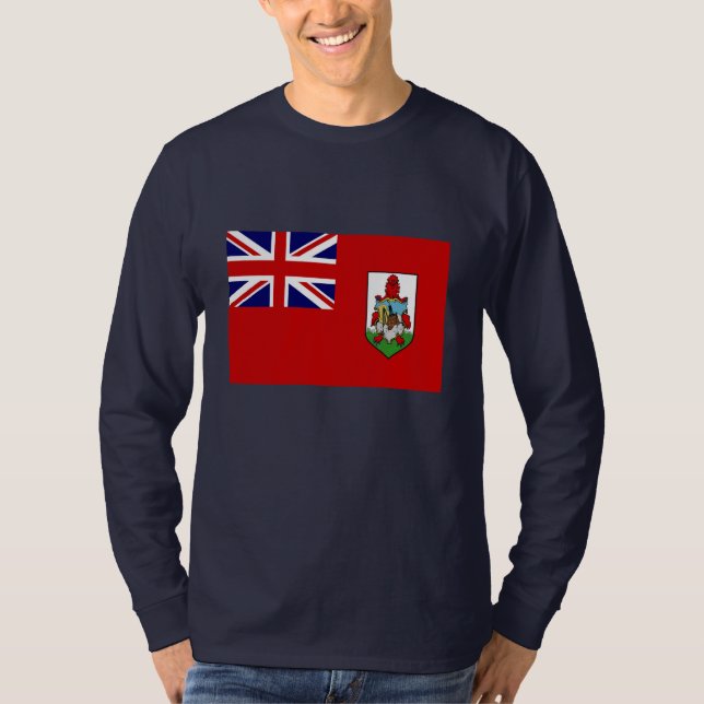 Flagge Bermudas T-Shirt (Vorderseite)