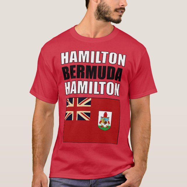 Flagge Bermudas T-Shirt (Vorderseite)