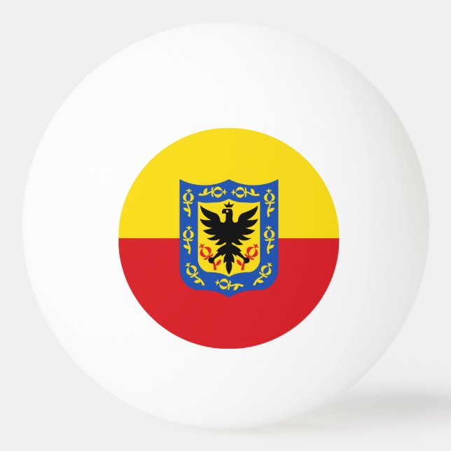 Flagge Bogotas, Kolumbien Ping-Pong Ball (Vorderseite)