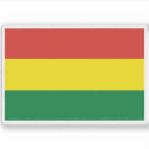 Flagge Boliviens Aufkleber