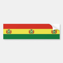 Flagge Boliviens Autoaufkleber