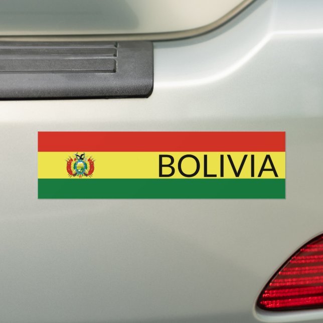 Flagge Boliviens Autoaufkleber (Auf Auto)