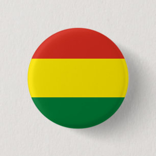 Flagge Boliviens (Bolivien) Button
