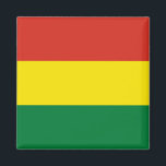 Flagge Boliviens (Bolivien) Magnet<br><div class="desc">Anpassbare World Flag Produkte - Bitte fühlen Sie sich frei, Ihren eigenen Text hinzuzufügen.</div>