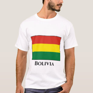 Flagge Boliviens (Bolivien) T-Shirt