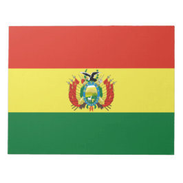 Flagge Boliviens Notizblock