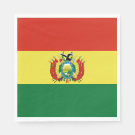 Flagge Boliviens Serviette
