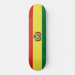 Flagge Boliviens Skateboard